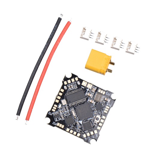 Hot Sales JHEMCU SH50A F4 OSD 2-3S Flight Controller with 5V BEC Output Built-in 5A BLheli_S 4in1 Brushless ESC for RC Drone